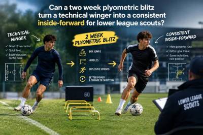 Can a two-week plyometric blitz turn a technical winger into a consistent inside‑forward for lower-league scouts