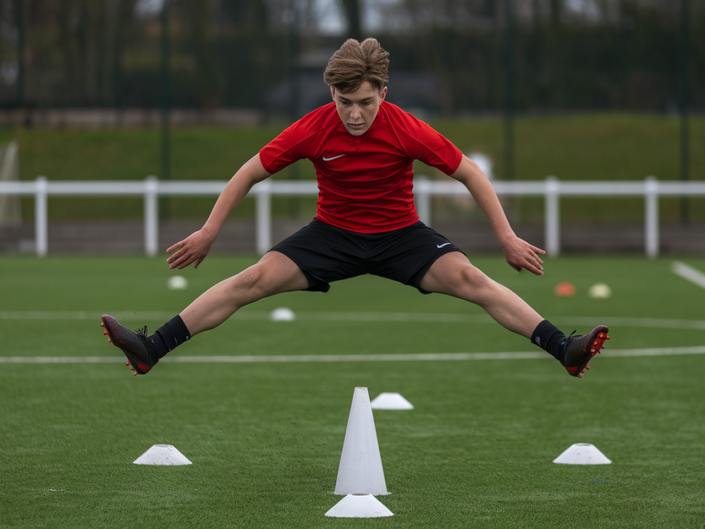 How to coach a teenage striker to add 0.03s to 10m using only pitch-based plyometrics