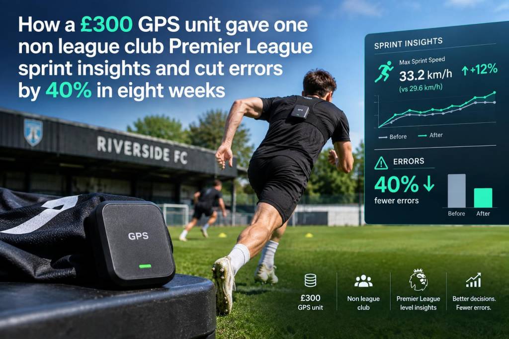 How a £300 gps unit gave one non-league club premier-league sprint insights and cut errors by 40% in eight weeks